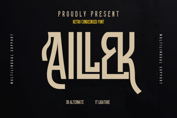 Aillek Font: Retro Charm for Modern Web Design