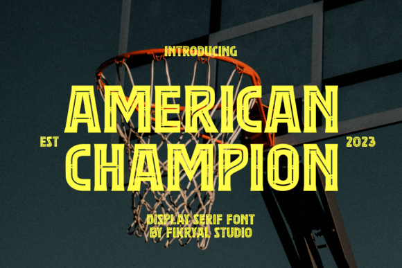 American Champion: The Display Font That Elevates Campaign Visuals