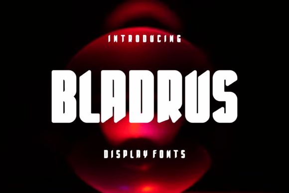 Bladrus: A Modern Display Font for Editorial Design and Digital Publishing