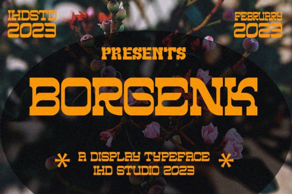 Borgenk: A Bold Display Font That Elevates Brand Identity
