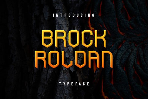 Brock Roldan: A Modern Display Font for Web Design and Digital Branding