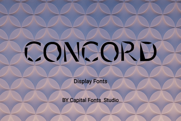 Concord: A Bold Display Font for Scroll-Stopping Marketing Designs