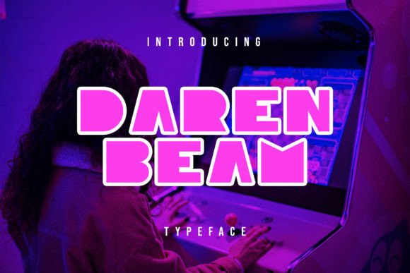 Daren Beam: A Modern Display Font for Bold Web Design Statements