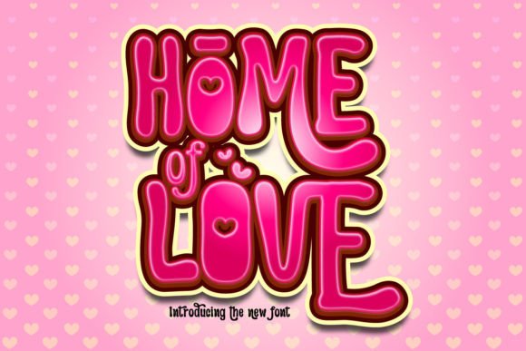 Elevate Your Editorial Design with the Home of Love Font
