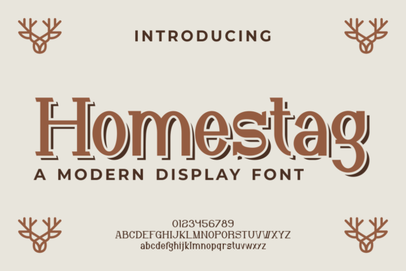 Homestag: A Modern Font with Authentic Charm for Brand Design Projects