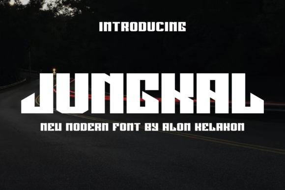 Jungkal: A Bold Display Font for Modern Editorial Design