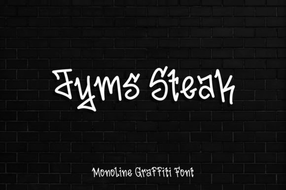 Jyms Steak: A Bold Display Font for Editorial Impact