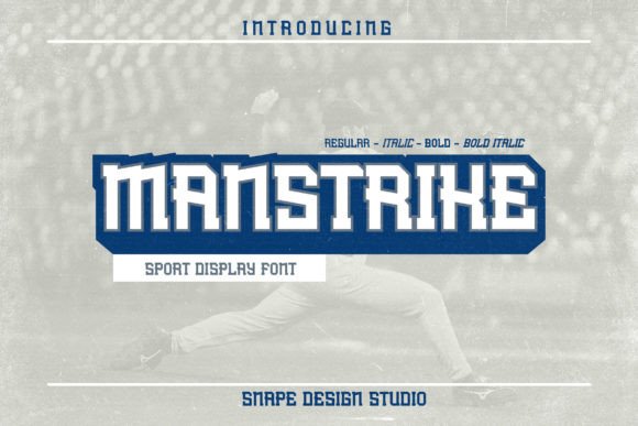 Manstrike: A Bold Display Font for High-Impact Marketing Visuals