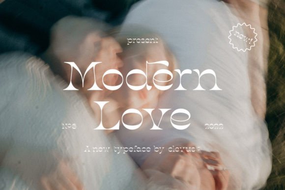 Modern Love: A Display Font for Digital Branding and Web Design