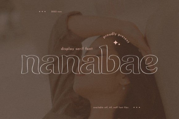 Nanabae: A Vintage Display Font for Elegant Web Design