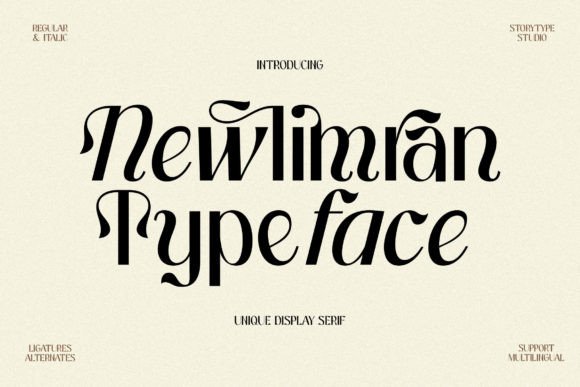Newlimran Typeface: A Designer’s Go-To Display Font for Elegant Branding
