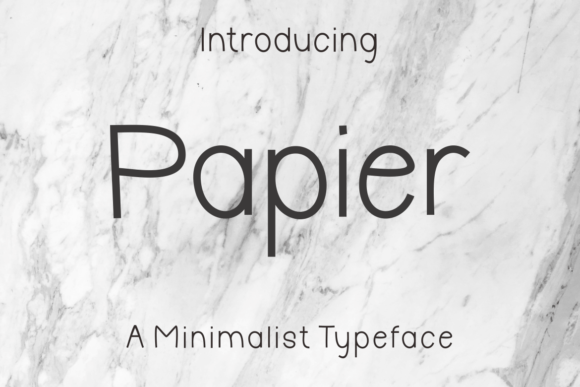 Papier: A Clean Sans Serif Font That Elevates Small Business Branding