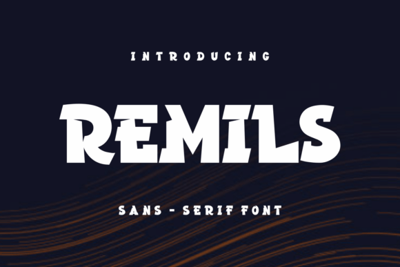Remils: A Bold Display Font That Brings Handmade Designs to Life