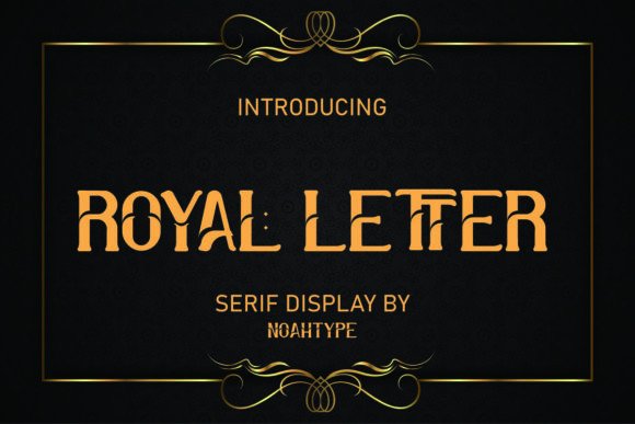Royal Letter: Elevating Marketing with Elegant Serif Display Typography