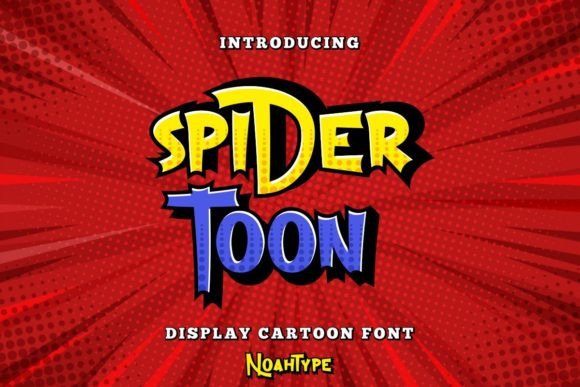 Spider Toon Font: A Playful Display Typeface for Business Branding