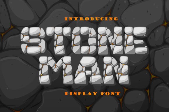 Stone Man: A Decorative Font That Elevates Editorial Design