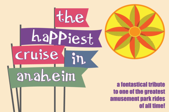 The Happiest Cruise in Anaheim Hollow: A Joyful Display Font for Crafters & Makers