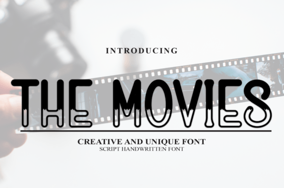 The Movies: A Handwritten Display Font for Creative Web Design