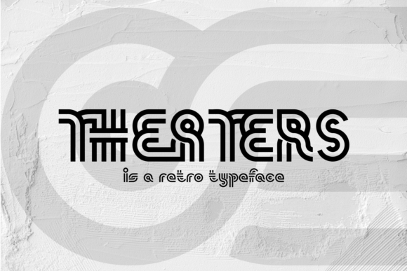 Theaters Font: Bold Display Typography for Digital Design