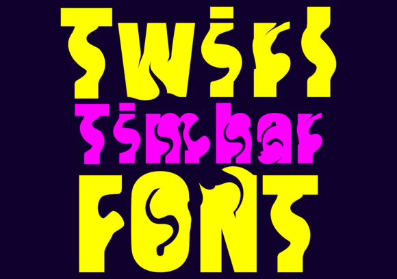 Twirl Timhar: A Whimsical Display Font That Elevates Digital Branding