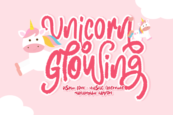 Unicorn Glowing Font: A Web Designer’s Take on Stylish Display Typography