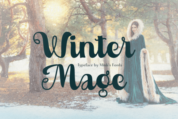 Winter Mage: A Stylish Calligraphy Typeface for Digital Design Projects